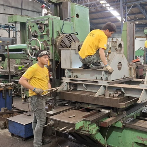 Deco Machine Shop workers